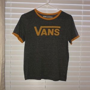 Yellow & Grey Vans Tee